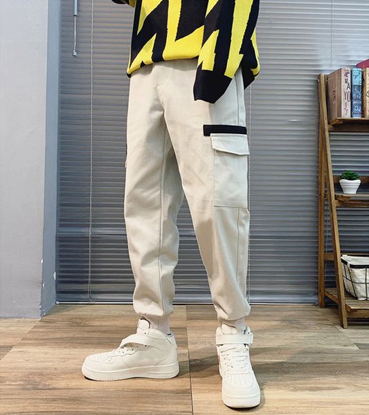 men's side pockets cargo harem pants 2020 hip hop casual male tatical joggers trousers fashion casual streetwear pants m-2xl, Black
men's side pockets cargo harem pants 2020 hip hop casual male tatical joggers trousers fashion casual streetwear pants m-2xl, Black