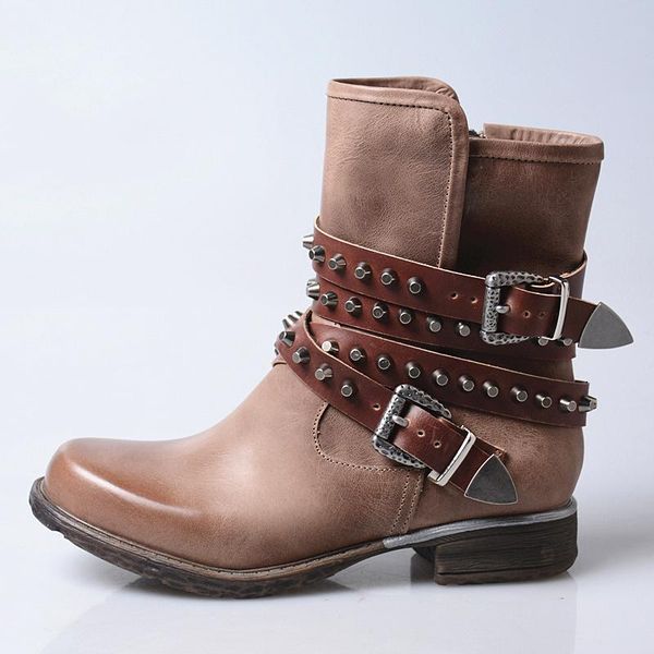 genuine leather motorcycle boots female autumn vintage rivet punk style block ankle boots design women cowboy plus size 40, Black
genuine leather motorcycle boots female autumn vintage rivet punk style block ankle boots design women cowboy plus size 40, Black