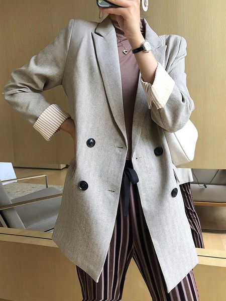 women's suits & blazers women jackets suit casual french thick jacket blazer feminino office lady long, White;black
women's suits & blazers women jackets suit casual french thick jacket blazer feminino office lady long, White;black