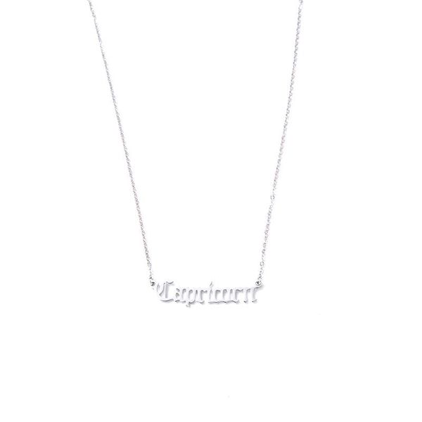 necklace girl simple fashion clavicle temperament light luxury 12 constellation pendant stainless steel retro english letter gift, Golden;silver
necklace girl simple fashion clavicle temperament light luxury 12 constellation pendant stainless steel retro english letter gift, Golden;silver