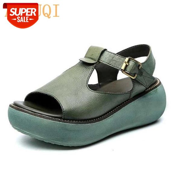 aiyuqi gladiator sandals women platform 2020 new sandals women genuine leather 100% natural retro casual wedge summer footwear #ub9h, Black
aiyuqi gladiator sandals women platform 2020 new sandals women genuine leather 100% natural retro casual wedge summer footwear #ub9h, Black
