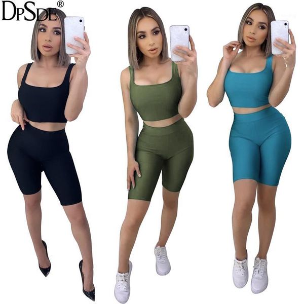dpsde women 2020 new movement style sets sleeveless round neck vest elastic short pants pure color two piece sets1, White
dpsde women 2020 new movement style sets sleeveless round neck vest elastic short pants pure color two piece sets1, White