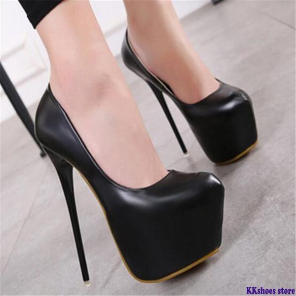 2020 fashion women super high heels shoes concise platform shoes thin summer pumps wedding party 16cm, Black
2020 fashion women super high heels shoes concise platform shoes thin summer pumps wedding party 16cm, Black