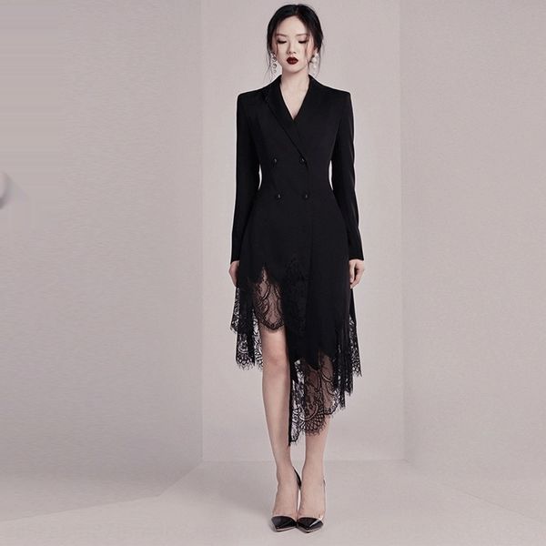 2020 korean style french niche women's banquet temperament lace lace dressformal dress slim irregular socialite suit dress r6ndt, Black;gray
2020 korean style french niche women's banquet temperament lace lace dressformal dress slim irregular socialite suit dress r6ndt, Black;gray