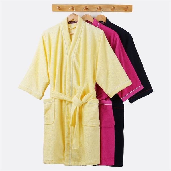 men's kimono bathrobe cotton robes plus size lightweight long robe for men absorption after shower bathrobe sleepwear 201023, Black;brown
men's kimono bathrobe cotton robes plus size lightweight long robe for men absorption after shower bathrobe sleepwear 201023, Black;brown