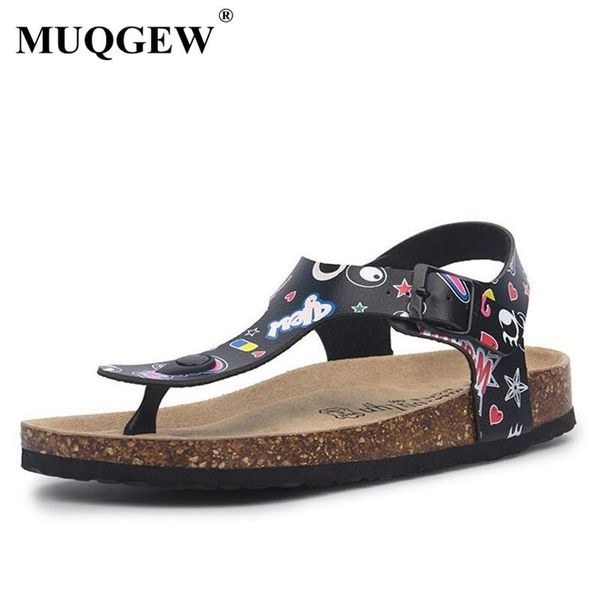 sandals fashion print cork women summer buckle strap solid beach slipper shoe flat with plus size 35-43 flip flops, Black
sandals fashion print cork women summer buckle strap solid beach slipper shoe flat with plus size 35-43 flip flops, Black