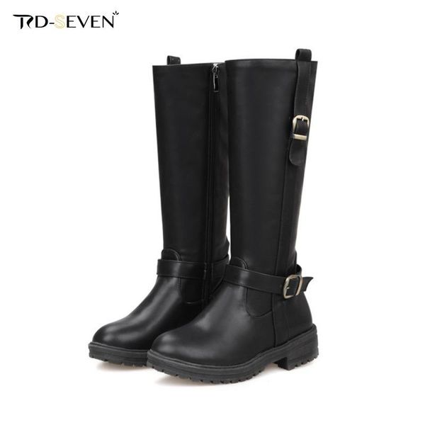 size 34-43 cowboy boots women knee-high long boots fashion knee high genuine leather buckle strap mid-calf shoes, Black
size 34-43 cowboy boots women knee-high long boots fashion knee high genuine leather buckle strap mid-calf shoes, Black
