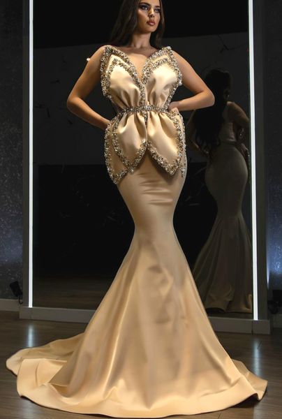 arabic aso ebi gold stylish evening dresses beaded crystals mermaid prom dresses satin formal party second reception gowns zj444, Black
arabic aso ebi gold stylish evening dresses beaded crystals mermaid prom dresses satin formal party second reception gowns zj444, Black