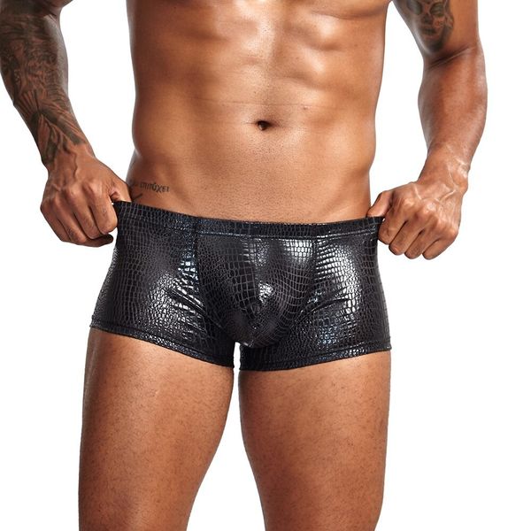 dihope boxer mens snake leather underwear shorts men u convex low waist male under ropa interior hombre, Black;white
dihope boxer mens snake leather underwear shorts men u convex low waist male under ropa interior hombre, Black;white