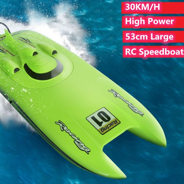 30km/h high speed remote control rc speedboat 53cm large size rc boat toy mulit function racing boat summer water play good gift
30km/h high speed remote control rc speedboat 53cm large size rc boat toy mulit function racing boat summer water play good gift
