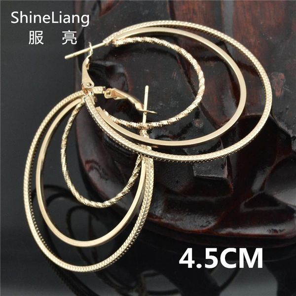 hoop & huggie big circle earrings for women fashion jewelry personality style multiple thread round shape youth students ladies, Golden;silver
hoop & huggie big circle earrings for women fashion jewelry personality style multiple thread round shape youth students ladies, Golden;silver