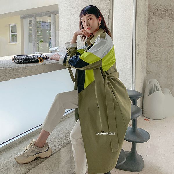 2020 autumn new fashion women trench coat cotton coat with belt women long trench chic windproof casaco abrigo streetwear fy146 1031, Tan;black
2020 autumn new fashion women trench coat cotton coat with belt women long trench chic windproof casaco abrigo streetwear fy146 1031, Tan;black