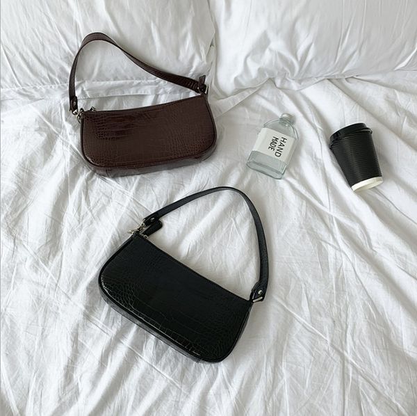 high-end french minimalist design bag retro fashion shoulder underarm bag armpit baguette bag crocodile pattern handbag shoulder-bag
high-end french minimalist design bag retro fashion shoulder underarm bag armpit baguette bag crocodile pattern handbag shoulder-bag