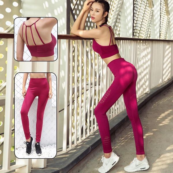 2pcs sports suits seamless yoga set women fitness clothing sportswear woman gym leggings padded push-up strappy sports bra1, White;red
2pcs sports suits seamless yoga set women fitness clothing sportswear woman gym leggings padded push-up strappy sports bra1, White;red
