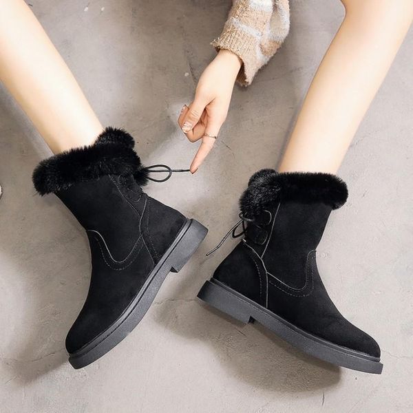 boots autumn winter 2021 warm plush inside women ankle fashion snow female ladies flat heels casual slip on short, Black
boots autumn winter 2021 warm plush inside women ankle fashion snow female ladies flat heels casual slip on short, Black