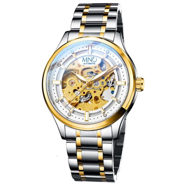 mechanical fashion mno watch watch automatic men's luminous waterproof business wristwatch hollow, Slivery;brown
mechanical fashion mno watch watch automatic men's luminous waterproof business wristwatch hollow, Slivery;brown