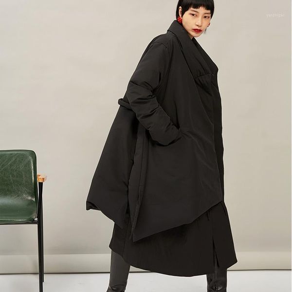 loose fit black asymmetrical big size down jacket new long sleeve warm women parkas fashion tide autumn winter 2020 1n3771
loose fit black asymmetrical big size down jacket new long sleeve warm women parkas fashion tide autumn winter 2020 1n3771