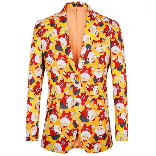 men blazers happy christmas jacket suit new print mens blazer masculino fashion single breasted blazers men us plus size coat1, White;black
men blazers happy christmas jacket suit new print mens blazer masculino fashion single breasted blazers men us plus size coat1, White;black