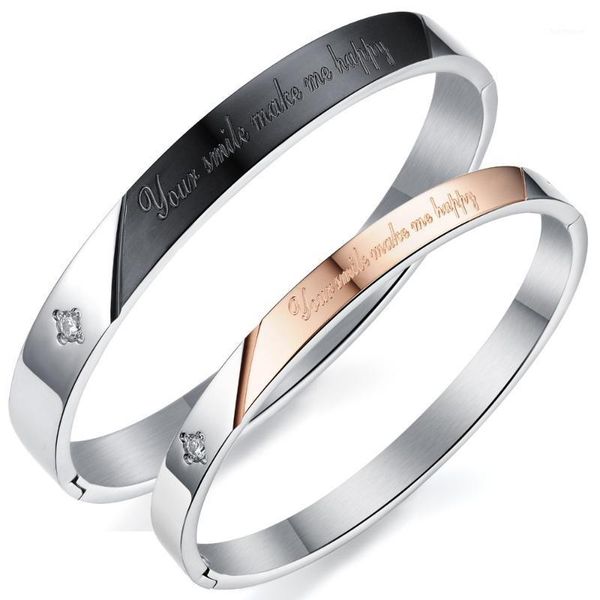 lucky grass titanium steel couple bracelet bracelets simple atmosphere men and women jewelry 3-gh7691, Golden;silver
lucky grass titanium steel couple bracelet bracelets simple atmosphere men and women jewelry 3-gh7691, Golden;silver
