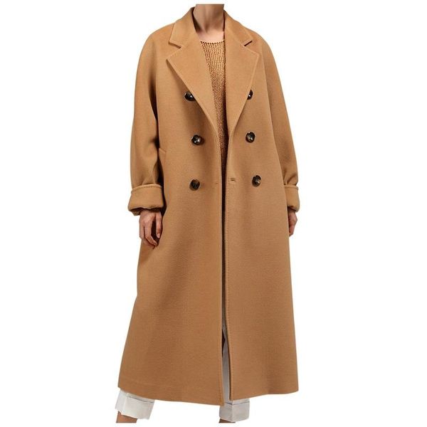 2021 winter new women's office long-sleeved double-breasted cotton coat coat women girls woolen, Black
2021 winter new women's office long-sleeved double-breasted cotton coat coat women girls woolen, Black