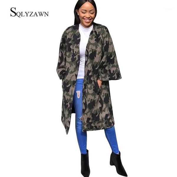 women gray camouflage print loose long trench streetwear fall camo cardigan vintage gothic long sleeve loose overcoat plus size1, Tan;black 
women gray camouflage print loose long trench streetwear fall camo cardigan vintage gothic long sleeve loose overcoat plus size1, Tan;black