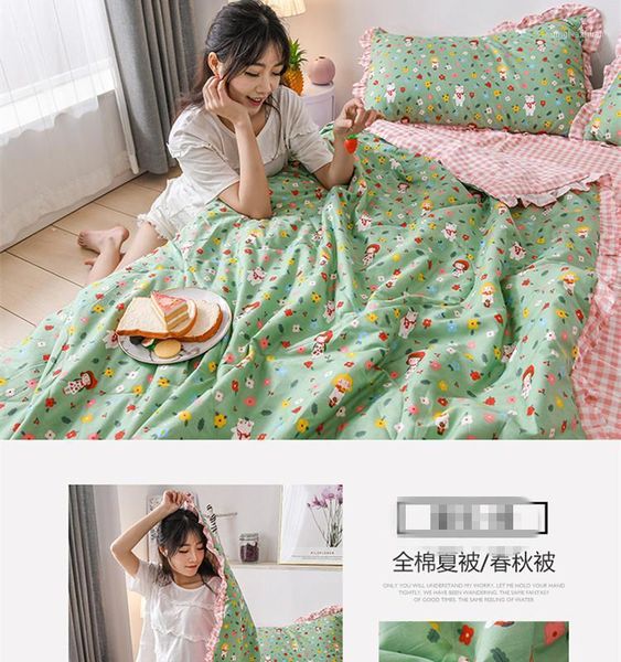 freshness summer throw quilts 100% cotton duvet green scollop 2021 home blanket pastoral thin comforter bedding patchwork1 comforters & sets 
freshness summer throw quilts 100% cotton duvet green scollop 2021 home blanket pastoral thin comforter bedding patchwork1 comforters & sets