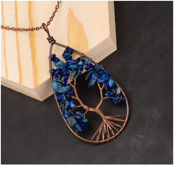 natural stone necklace & pendant tree of life wire wrapped water drop shape for women crystal necklace reiki statement qylmvs, Black
natural stone necklace & pendant tree of life wire wrapped water drop shape for women crystal necklace reiki statement qylmvs, Black