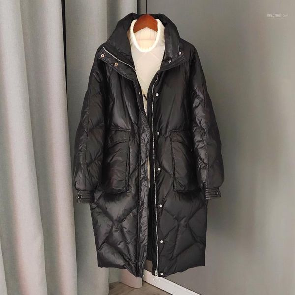 women's down & parkas women's jacket mid-length fashion white duck jacket.2021 winter 1, Black
women's down & parkas women's jacket mid-length fashion white duck jacket.2021 winter 1, Black