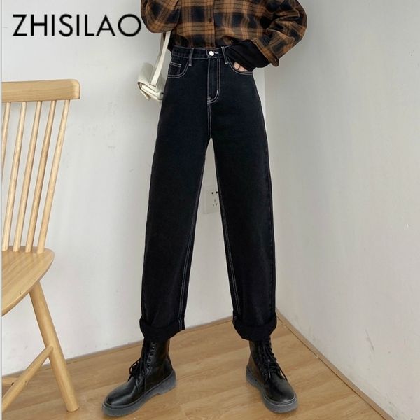 vintage black straight jeans women boyfriend mom high waist denim jeans pants mujer retro loose wide leg jeans 201029, Blue
vintage black straight jeans women boyfriend mom high waist denim jeans pants mujer retro loose wide leg jeans 201029, Blue