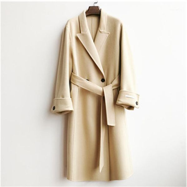 wool coat women 2019 autumn winter new long section double-faced fuffy coat loose solid color outwear female plaszcze damskie1, Black
wool coat women 2019 autumn winter new long section double-faced fuffy coat loose solid color outwear female plaszcze damskie1, Black