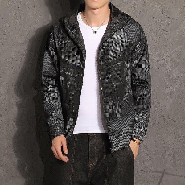 camouflage hooded coats men's fashion jackets casual zipper dropshipping windbreaker spring autumn brand clothing, Black;brown
camouflage hooded coats men's fashion jackets casual zipper dropshipping windbreaker spring autumn brand clothing, Black;brown