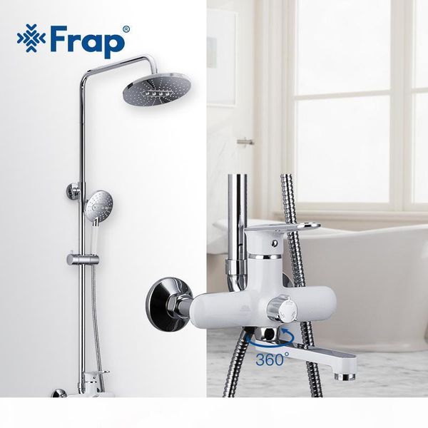 frap shower rainfall f2449 set white bathroom wall mounted faucet tap mixer bathtub zlcqn
frap shower rainfall f2449 set white bathroom wall mounted faucet tap mixer bathtub zlcqn