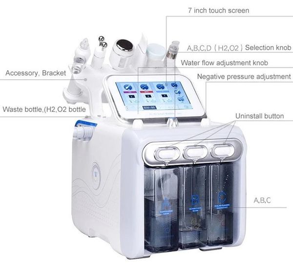 2020 new 6 in 1 portable hydro dermabrasion skin care bemachine water oxygen jet hydro diamond peeling icrodermabrasion beauty equipment
2020 new 6 in 1 portable hydro dermabrasion skin care bemachine water oxygen jet hydro diamond peeling icrodermabrasion beauty equipment