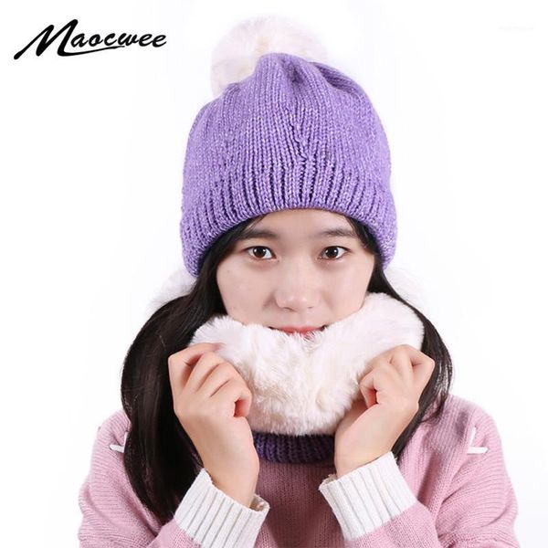 beanie/skull caps winter knitted beanies hats scarf set women outdoor thick warm beanie skullies hat female bonnet cap with lining ring sets, Blue;gray
beanie/skull caps winter knitted beanies hats scarf set women outdoor thick warm beanie skullies hat female bonnet cap with lining ring sets, Blue;gray