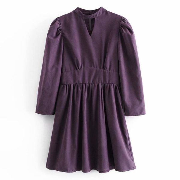 casual dresses 2021 autumn purple long sleevedress ladies formal women's round neck big swing plus size, Black;gray
casual dresses 2021 autumn purple long sleevedress ladies formal women's round neck big swing plus size, Black;gray