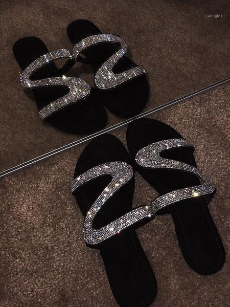 slippers 2021 summer women fashion bright diamond crystal beach flat shoes slides flip flops outdoor sandals1, Black
slippers 2021 summer women fashion bright diamond crystal beach flat shoes slides flip flops outdoor sandals1, Black