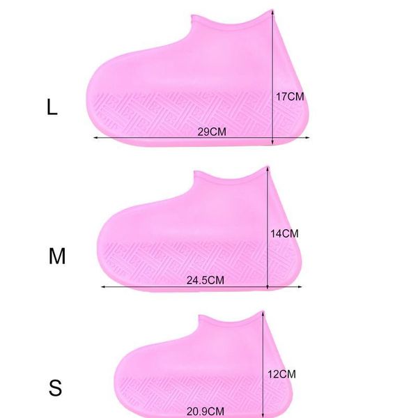 1 pair reusable non-slip rain outdoor latex shoe cover rainy day waterproof thickening non-slip wear fo bbykts
1 pair reusable non-slip rain outdoor latex shoe cover rainy day waterproof thickening non-slip wear fo bbykts