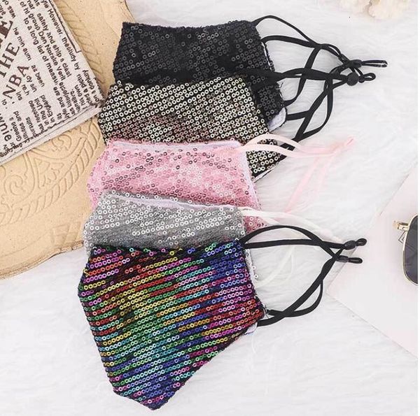 9 colors fashion bling 3d washable reusable mask pm2.5 face care shield sun color gold elbow sequins designer shiny face mask dhl
9 colors fashion bling 3d washable reusable mask pm2.5 face care shield sun color gold elbow sequins designer shiny face mask dhl