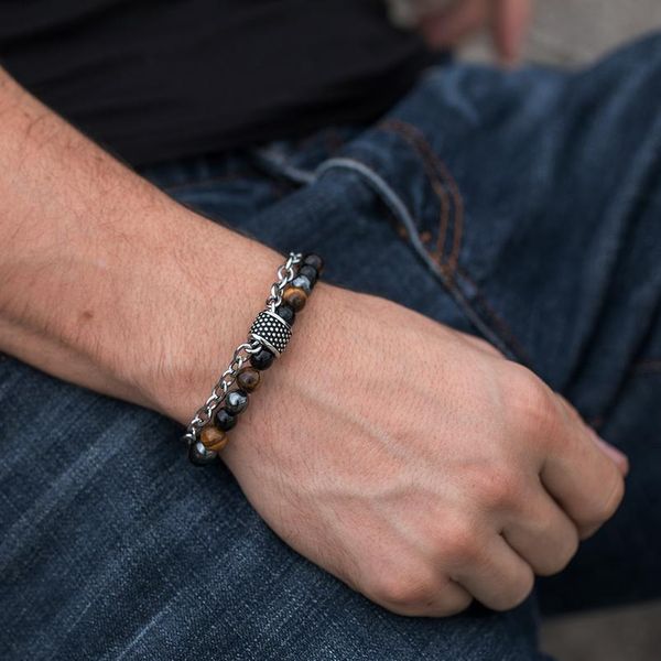 men bracelet mixed natural bead stone stretch bracelet magnet stone tiger eye mixed beads chain link 19cm drop qylcpp, Black
men bracelet mixed natural bead stone stretch bracelet magnet stone tiger eye mixed beads chain link 19cm drop qylcpp, Black