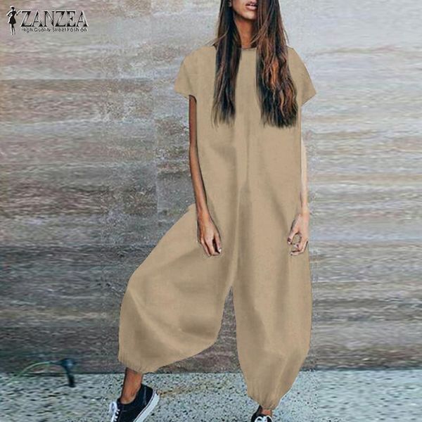 zanzea plus size linen overalls for women's jumpsuit vintage playsuits pants lantern pantalon vintage macacao feminino rompers, Black;white
zanzea plus size linen overalls for women's jumpsuit vintage playsuits pants lantern pantalon vintage macacao feminino rompers, Black;white