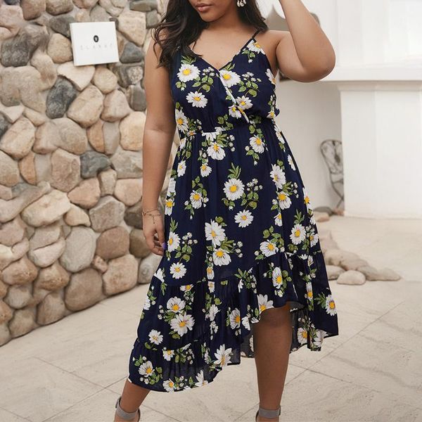 casual dresses women summer 2021 v neck floral print boho beach dress sleeveless sling irregular hem plus size sundress robe1, Black;gray
casual dresses women summer 2021 v neck floral print boho beach dress sleeveless sling irregular hem plus size sundress robe1, Black;gray