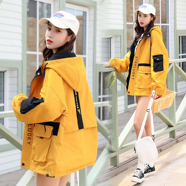 casaco 2020 windbreaker jacket women summer coats long sleeve basic jackets bomber thin women's female outwear cotton solid, Black;brown
casaco 2020 windbreaker jacket women summer coats long sleeve basic jackets bomber thin women's female outwear cotton solid, Black;brown