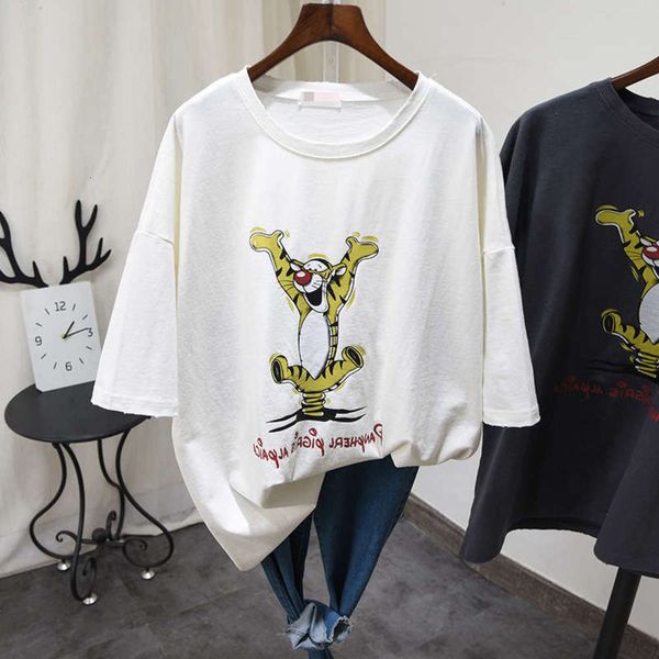 loose harajuku cartoon chic hong kong t-shirt bf style 2020 new short sleeve women's bottom, Black;gray
loose harajuku cartoon chic hong kong t-shirt bf style 2020 new short sleeve women's bottom, Black;gray