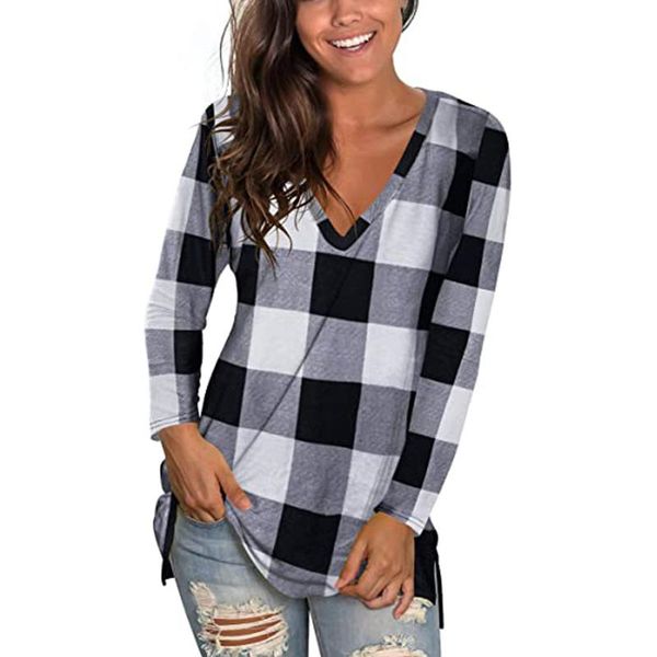 women's hoodies & sweatshirts plaid sweatshirt long sleeve v neck loose fit casual fall undefined women clothing 2021, Black
women's hoodies & sweatshirts plaid sweatshirt long sleeve v neck loose fit casual fall undefined women clothing 2021, Black