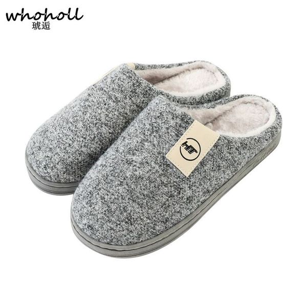 whoholl new arrival men home slippers shoes solid winter antiskid woolen wrap toe footwear fur slippers for men pantuflas y200107, Black
whoholl new arrival men home slippers shoes solid winter antiskid woolen wrap toe footwear fur slippers for men pantuflas y200107, Black