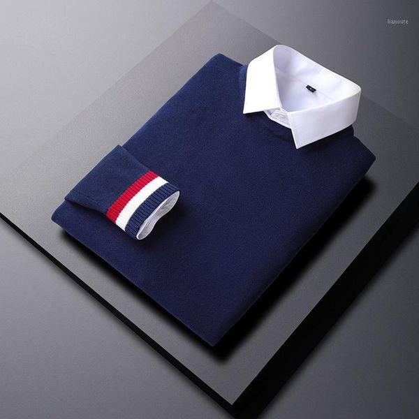 sweater men's trend autumn loose knit shirt winter bottoming shirt crew neck sweater spring and autumn1, White;black 
sweater men's trend autumn loose knit shirt winter bottoming shirt crew neck sweater spring and autumn1, White;black