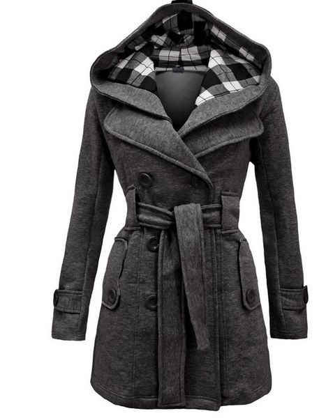 autumn elegant vintage office lady women overcoats slim plain belt girls winter gray female coats hooded double-breasted 2xl 3xl, Tan;black
autumn elegant vintage office lady women overcoats slim plain belt girls winter gray female coats hooded double-breasted 2xl 3xl, Tan;black