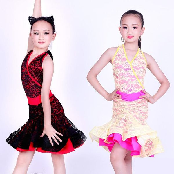 stage wear lace ballroom latin practice modern dance dress girl competition for children kid skirt salsa tango samba dancewear cha cha1, Black;red
stage wear lace ballroom latin practice modern dance dress girl competition for children kid skirt salsa tango samba dancewear cha cha1, Black;red