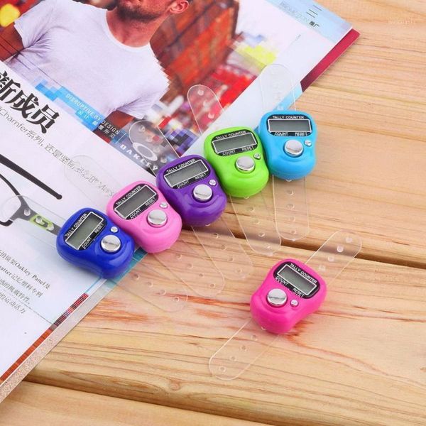 2pcs/set plastic compact mini stitch marker and row finger counter lcd electronic digital tally counter random for any knitter1, Black
2pcs/set plastic compact mini stitch marker and row finger counter lcd electronic digital tally counter random for any knitter1, Black