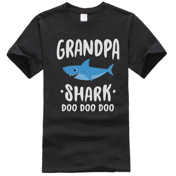 mens grandpa shark funny t-shirt sport hooded sweatshirt hoodie